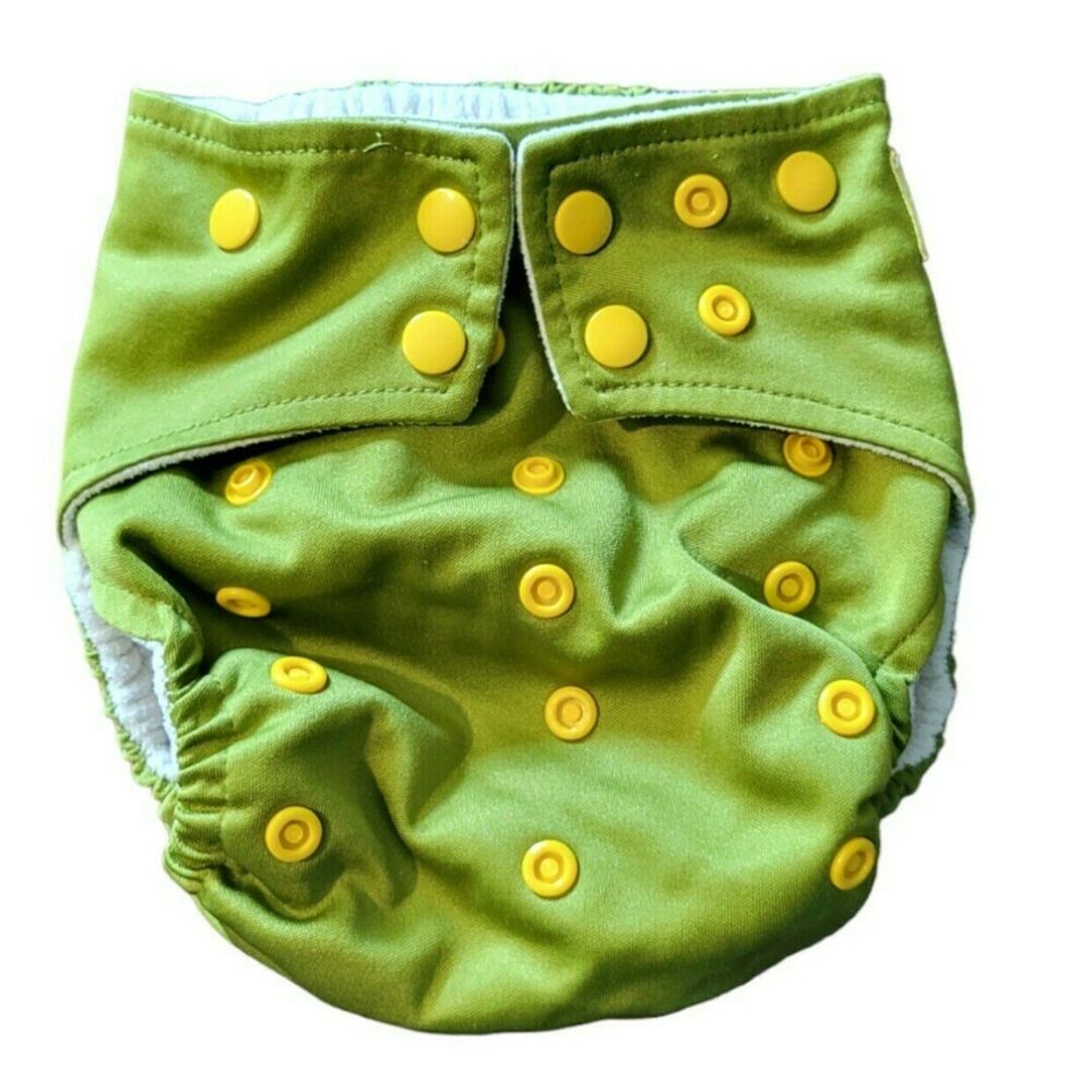 Little Monsters giraffe cloth pocket diaper
